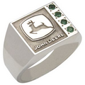 Sterling Silver-Johndeer-Elj100ss